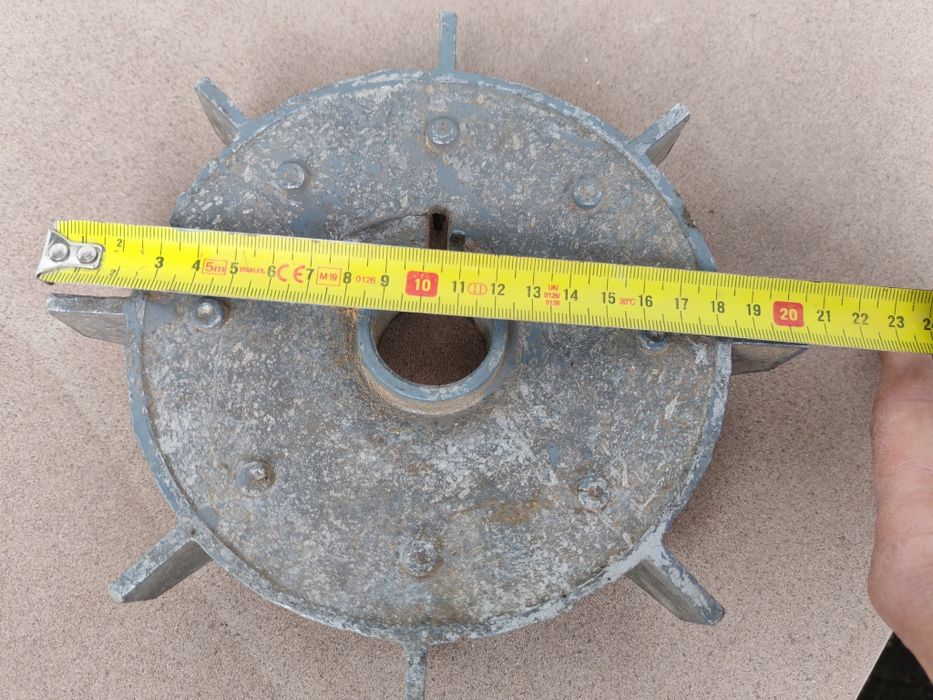 Крильчатка охолодження електро двигуна