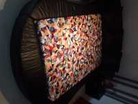 quarto cama em pele