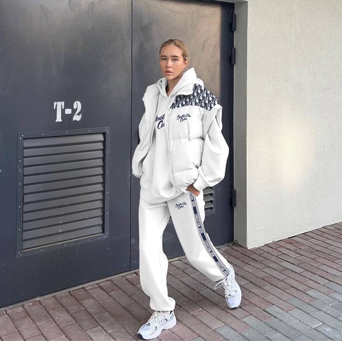 Трійка діор костюм утеплений фліс