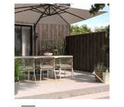 Parasol seglaro Ikea 330x240 grafitowy solidny, polecam !!!