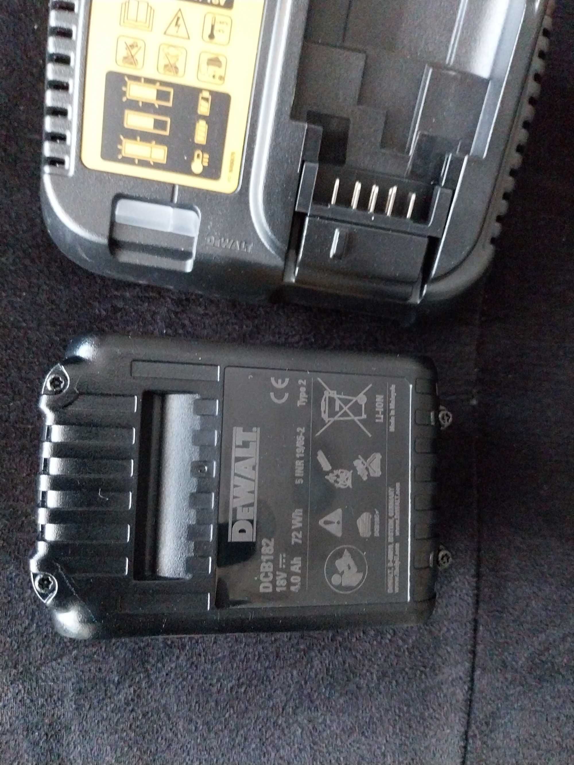 Bateria De Walt 18v 4 AH nowa wraz z Ładowarką