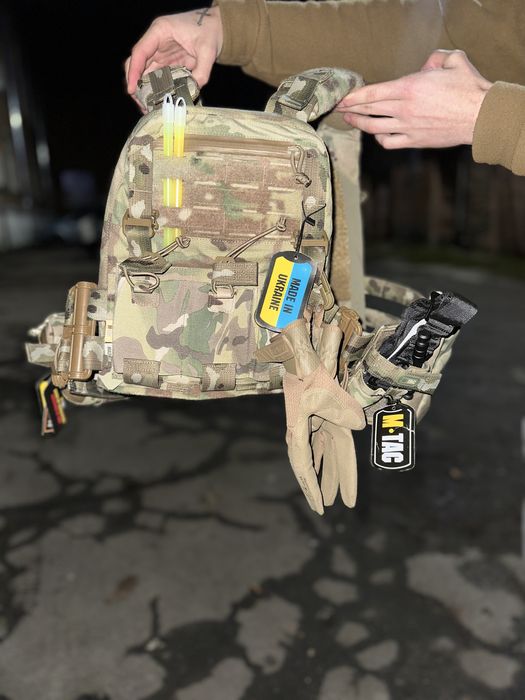 Плитоноска типу Plate Carrier M-Tac Cuirass QRS Gen. II - MultiCam