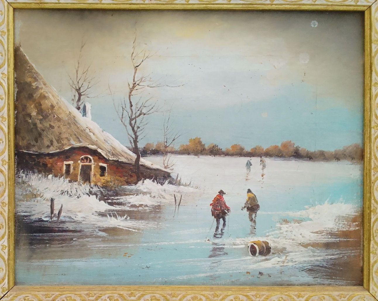 Quadro pintado a óleo