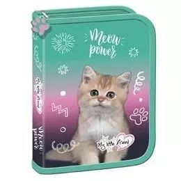 Piórnik dwuklapkowy bez wyposażenia Kitty Party. St. Majewski