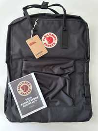 Super Plecak Fjallraven Kanken w kolorze czarnym 20 litrów