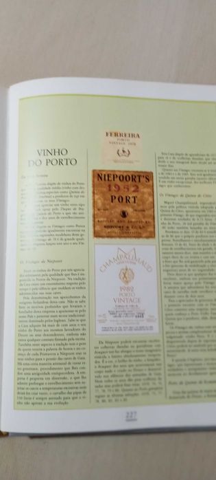 O Livro dos Vinhos Editorial Fragmentos, Lisboa, 1989