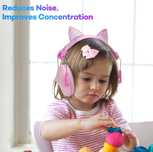 Abafador de ruído auricular para meninas