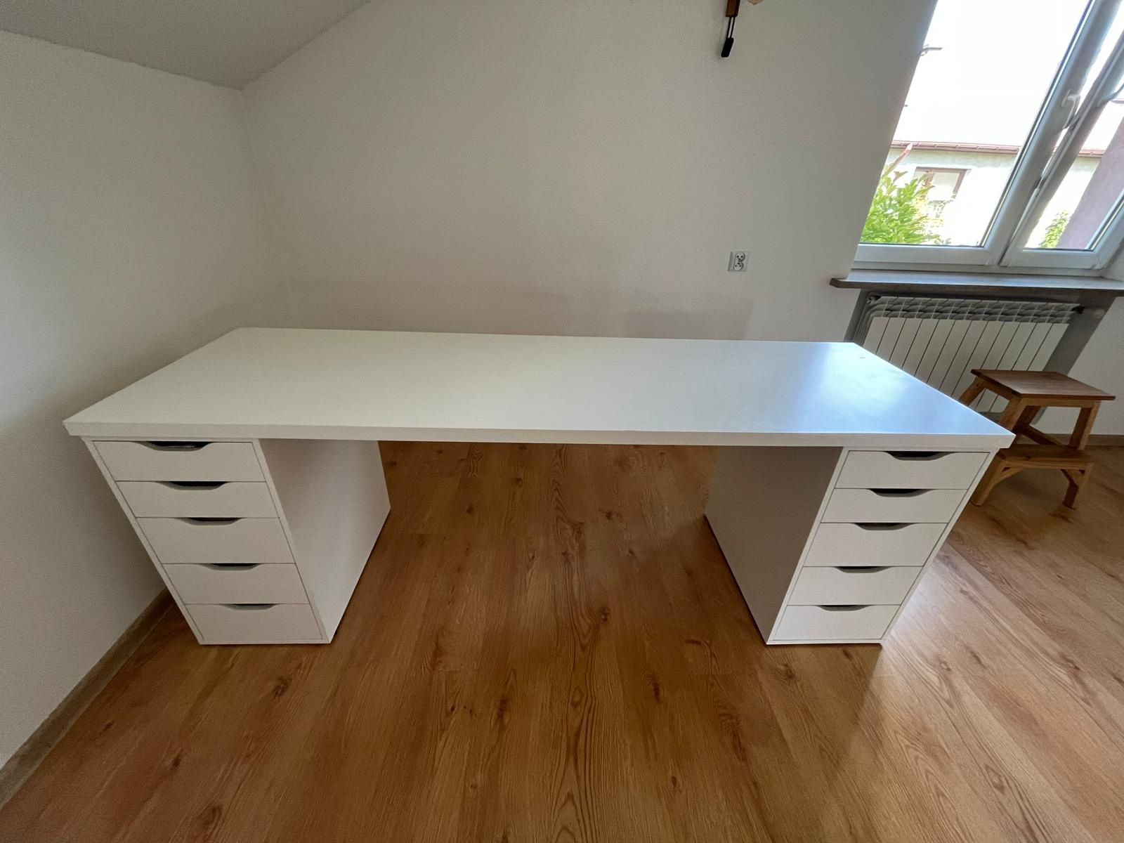 Blat biurka Alex IKEA 200x60 biały