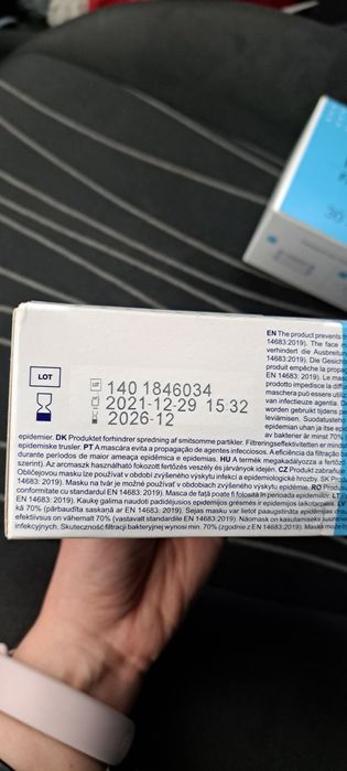 Maseczki medyczne  2 opakowanie 60 szt