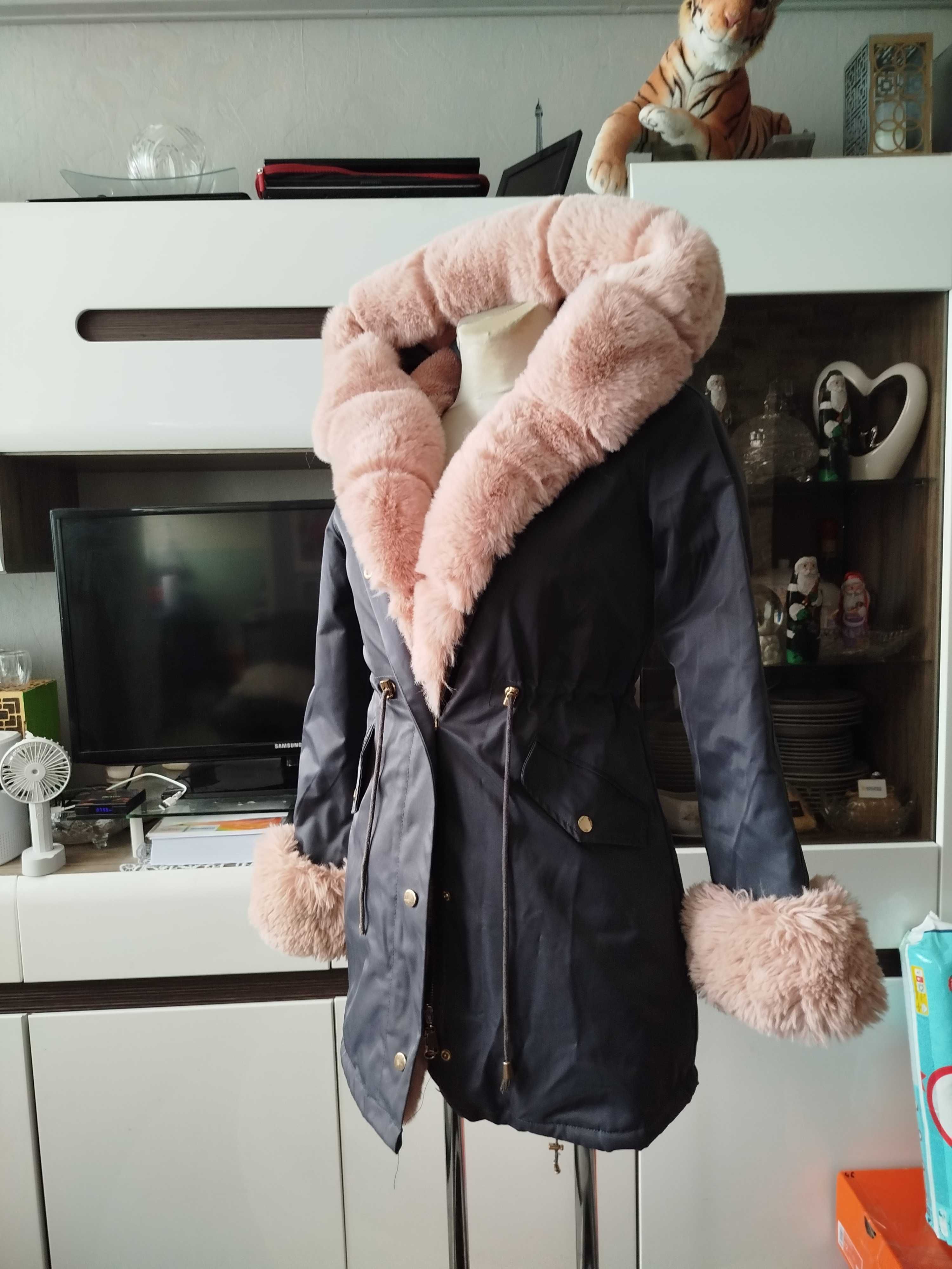 kurtka zimowa, parka 34/36 jak nowa
