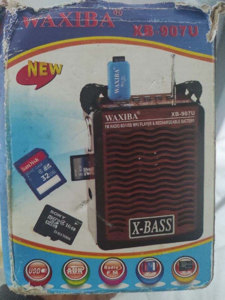Rádio portátil USB/mp3