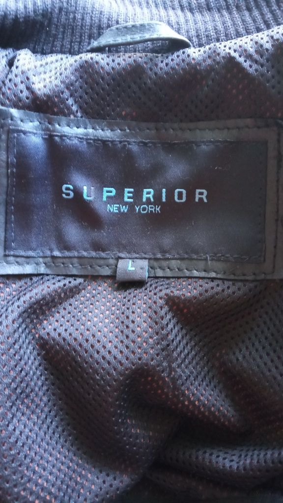 Кожа, Superdry бомбер.