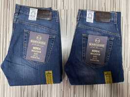 Spodnie męskie jeans 31/34 pas 84 cm komplet 2 pary Maverick nowe