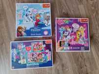 Komplet Puzzle Kraina Lodu, Little Pony, EnchanTimals