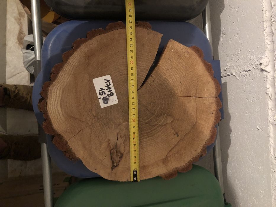 Plaster drewna podstawka pod doniczke tacka 27 x 31 cm