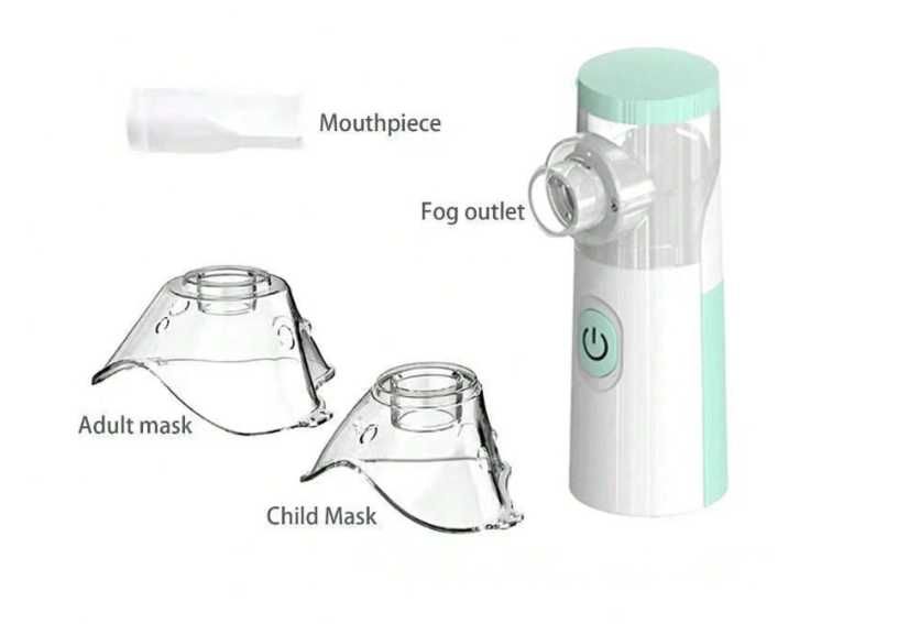 Nebulizator USB + Bonus: Pulsoksymetr Gratis!