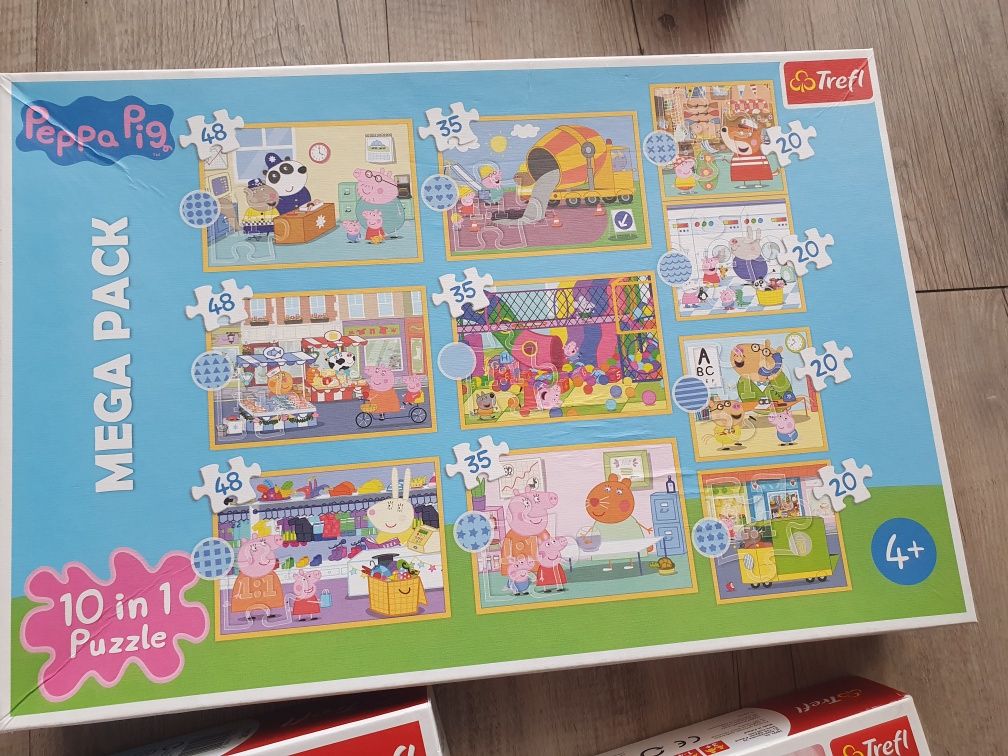 Zestaw puzzle, gra memory Trefl Frozen Peppa