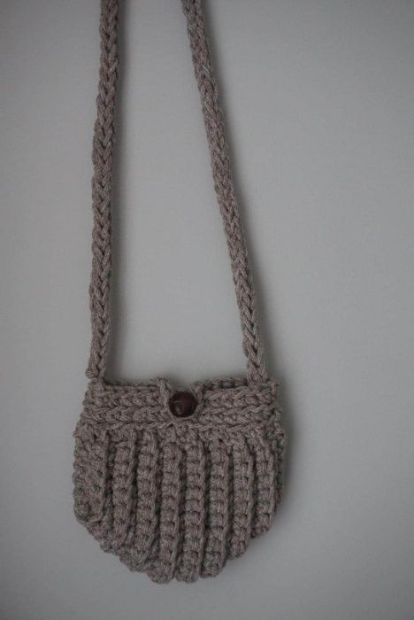 TOREBKA  - "Muszelka" 100% Hand Made torebka sznurek