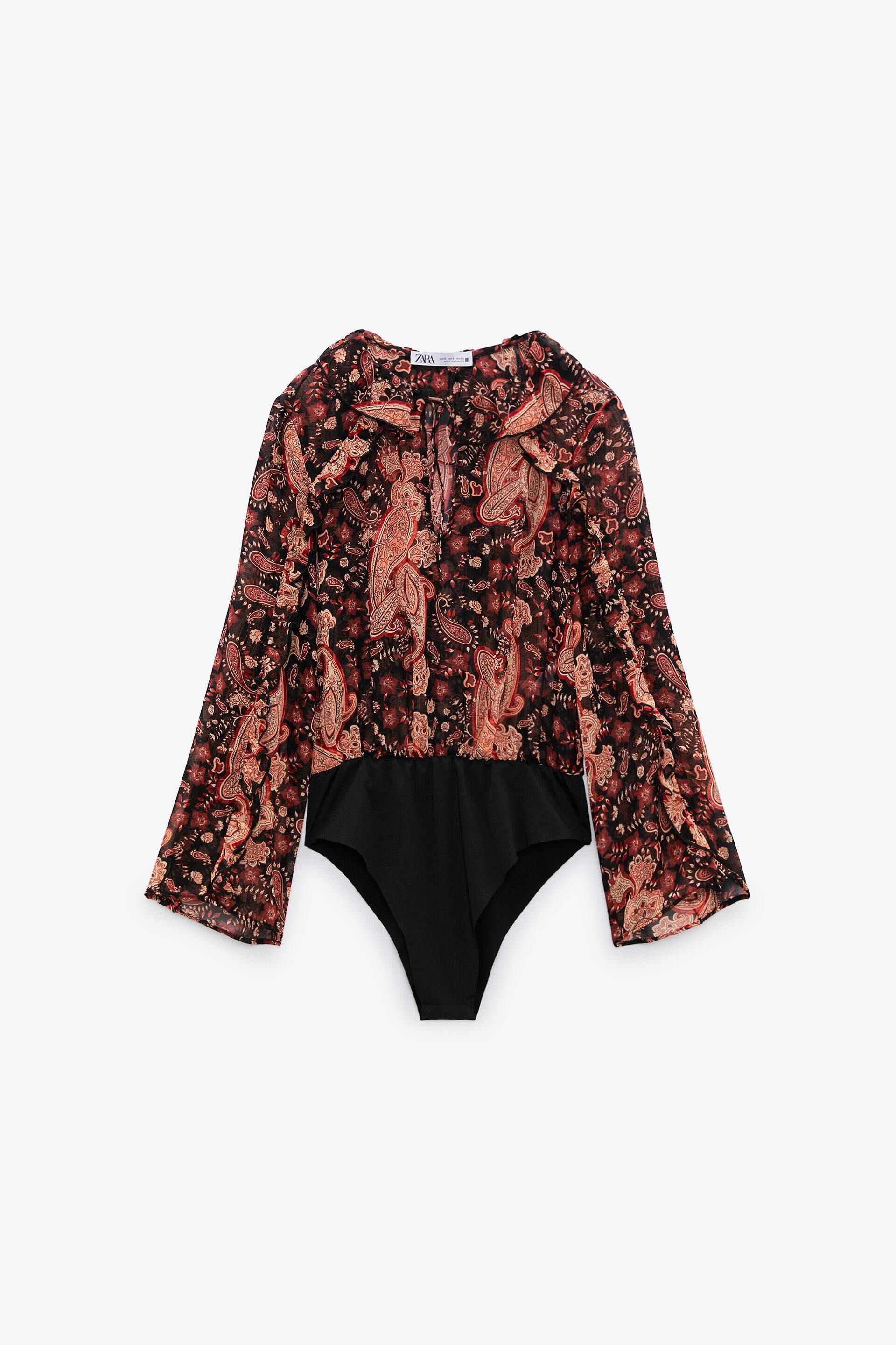 Блузка боді Zara