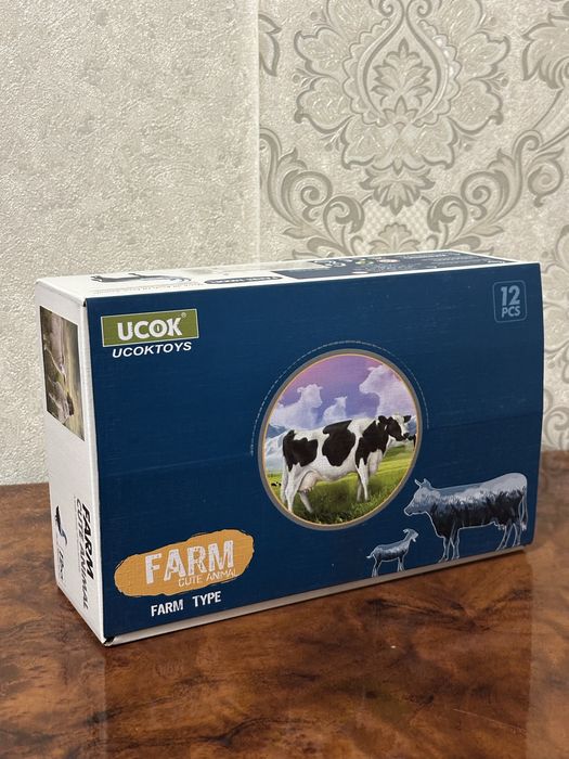 Набір домашніх тварин. Фігурки свійських тварин. Домашні тварини ферма