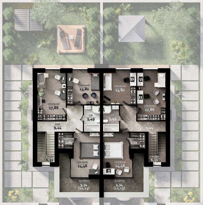 Стильний дуплекс в КМ "Family Park Residence".РОЗТЕРМІНУВАННЯ без % 5р