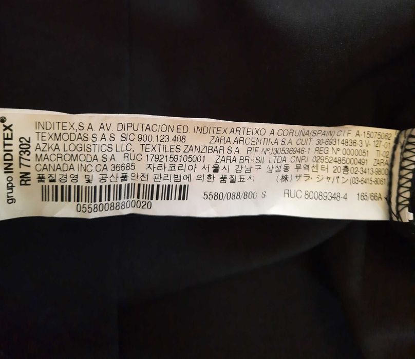 Czarna spódniczka, spódnica Zara rozmiar S