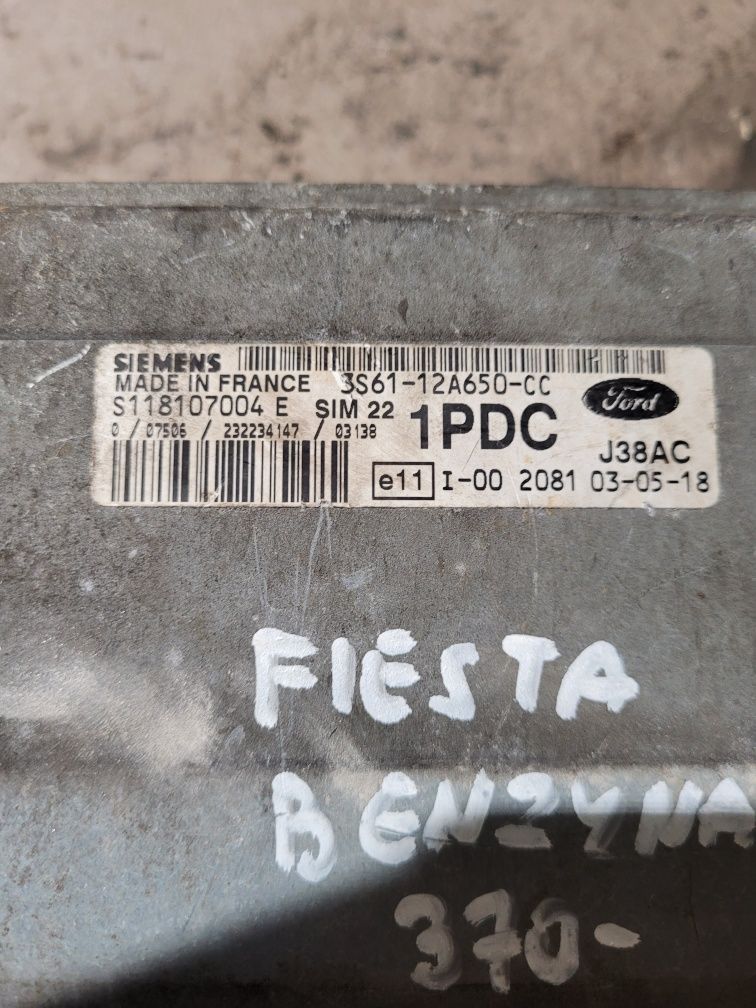 Komputer sterownik silnika ford fiesta mk6 1.25 1.3 1.4 benzyna 2003r