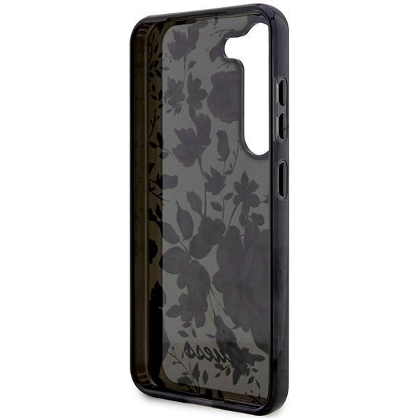 Guess Guhcs23Mhcfwsk S23+ S916 Czarny/Black Hardcase Flower Collection