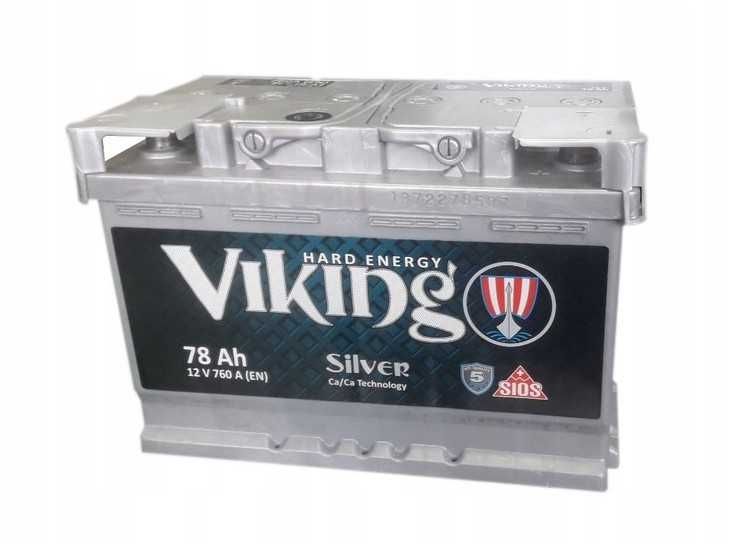 Akumulator Viking Silver  ( AMEGA 5 )  12V 78Ah 760A P+ PROMOCJA!!!