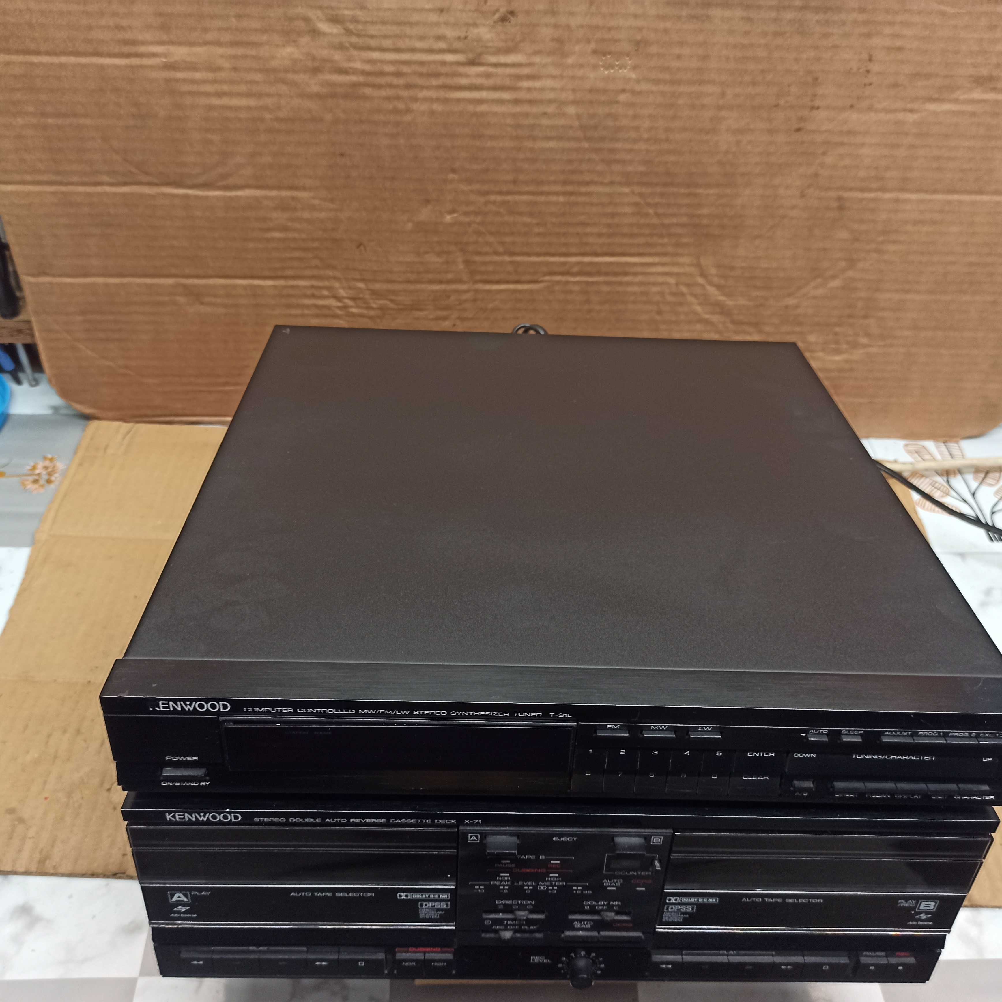 Wieża Kenwood deck X-71 tuner T-91L