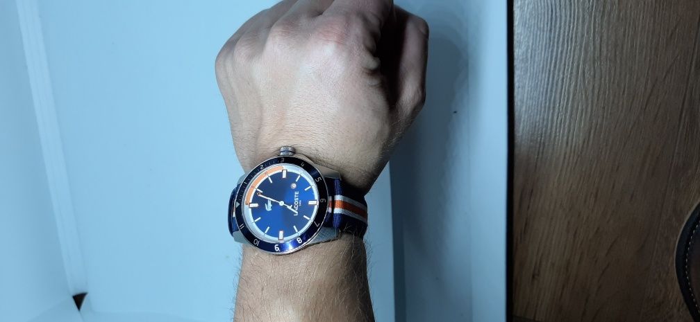 Używany zegarek Lacoste nowy Pasek! Pudełko gratis! Możliwość wysyłki