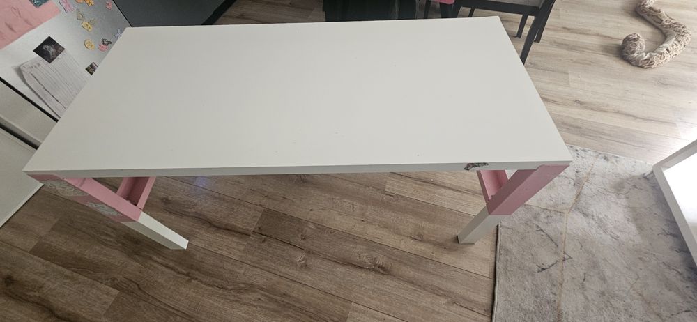 Regulowane biurko ikea pahl 128x58