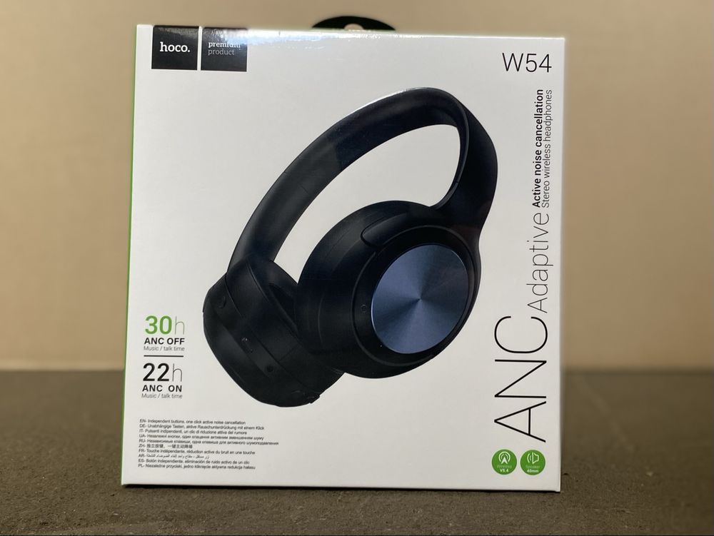 Беспроводные Bluetooth-наушники HOCO W54 с активным шумоподавлением