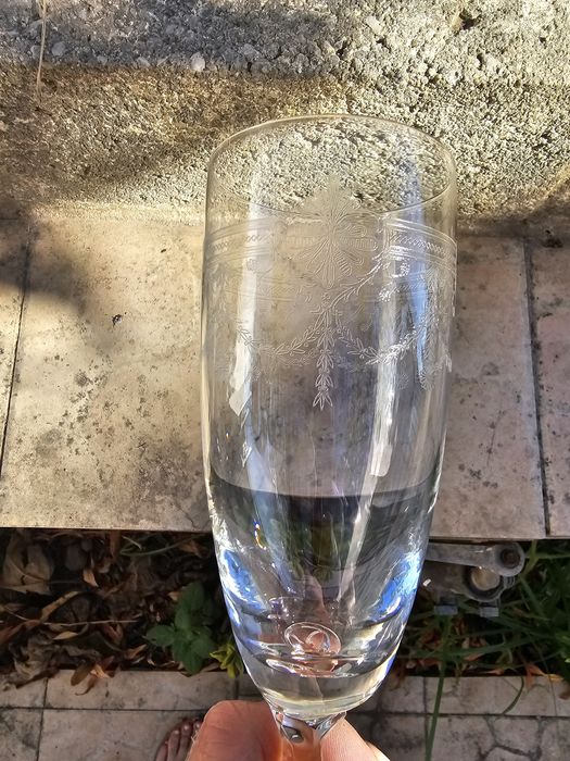 Conjunto completo de copos de cristal- novo