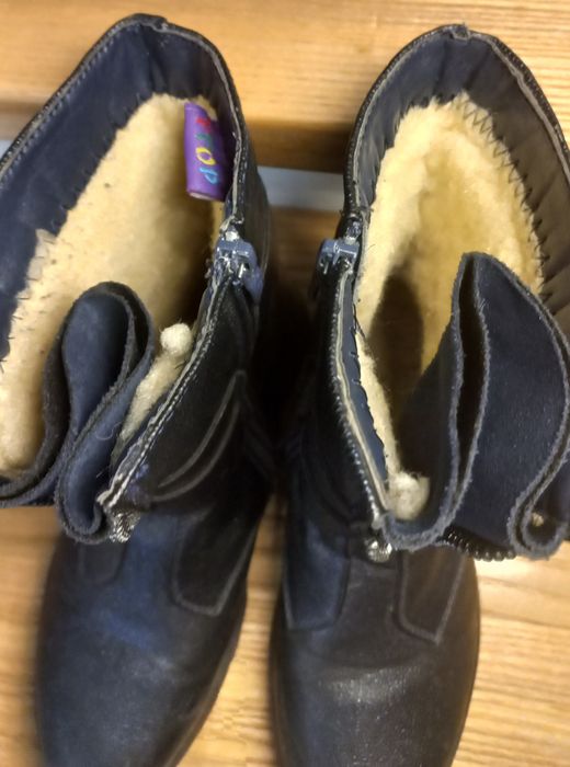 Сапоги зимові 35 розмір 23 см