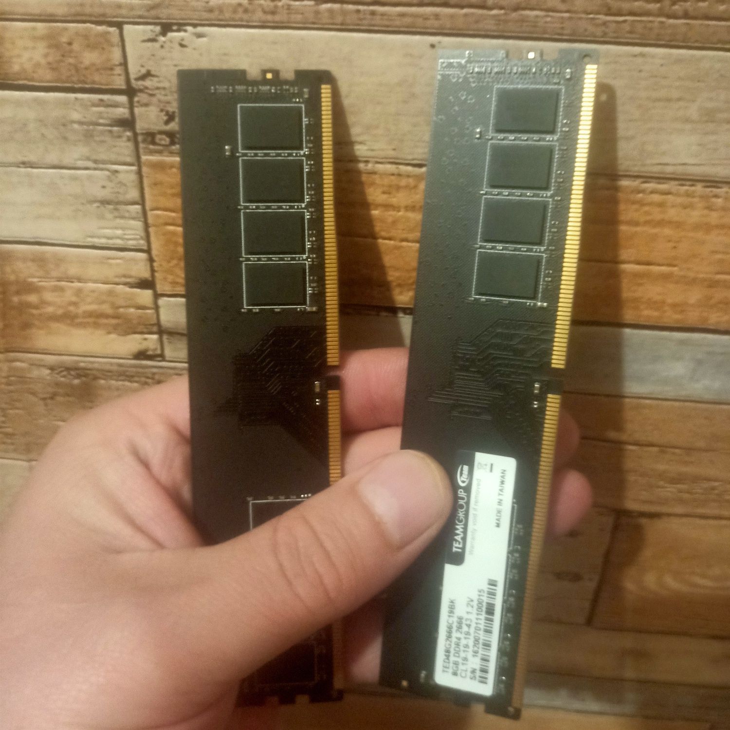 Оперативная память team group ddr4 2-8gb 2666mhz комплект