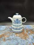 Porcelanowy podgrzewacz z dzbankiem Melitta - vintage - design 3566