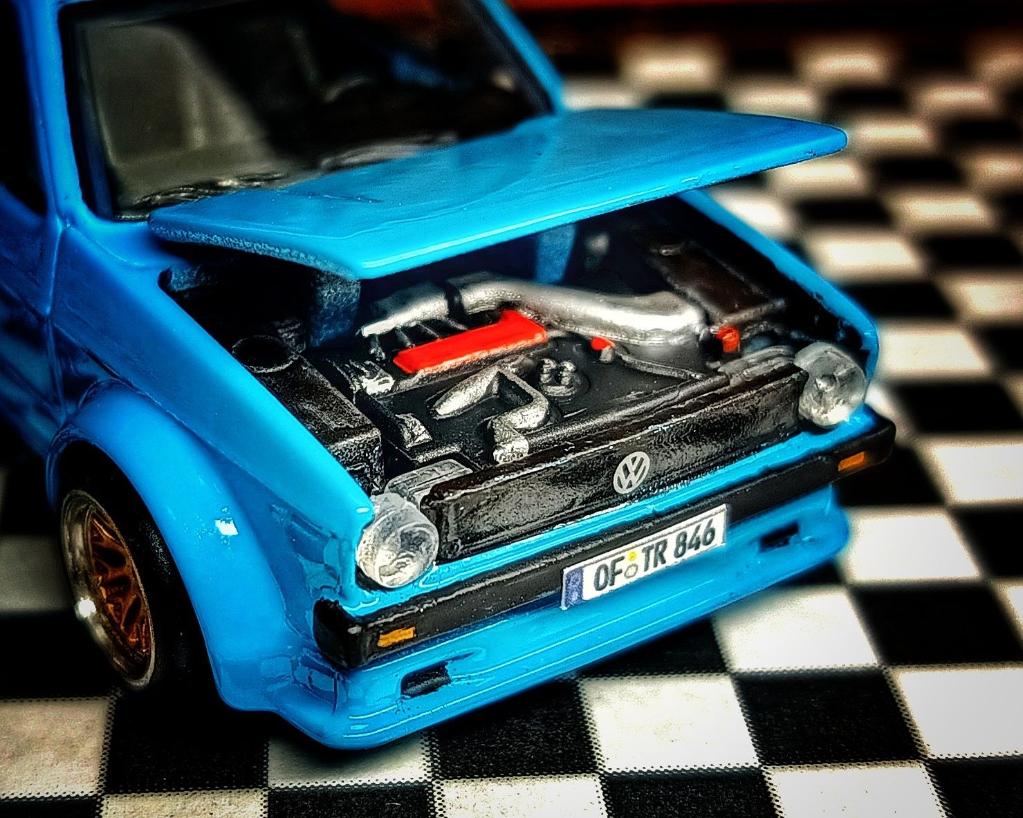 Model Volkswagen Golf MK1 GTi Kamei Majorette