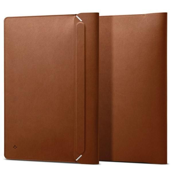 Spigen Valentinus Sleeve Laptop 15-16 Brązowy/Classic Brown Afa06419