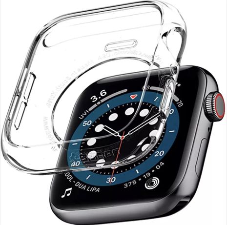 Силиконовый чехол на Apple Watch 4/5/6 44mm