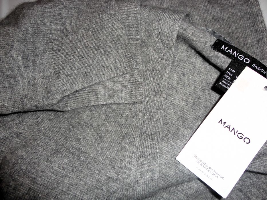 Casaco 100% caxemira Cinzento mesclado Mango