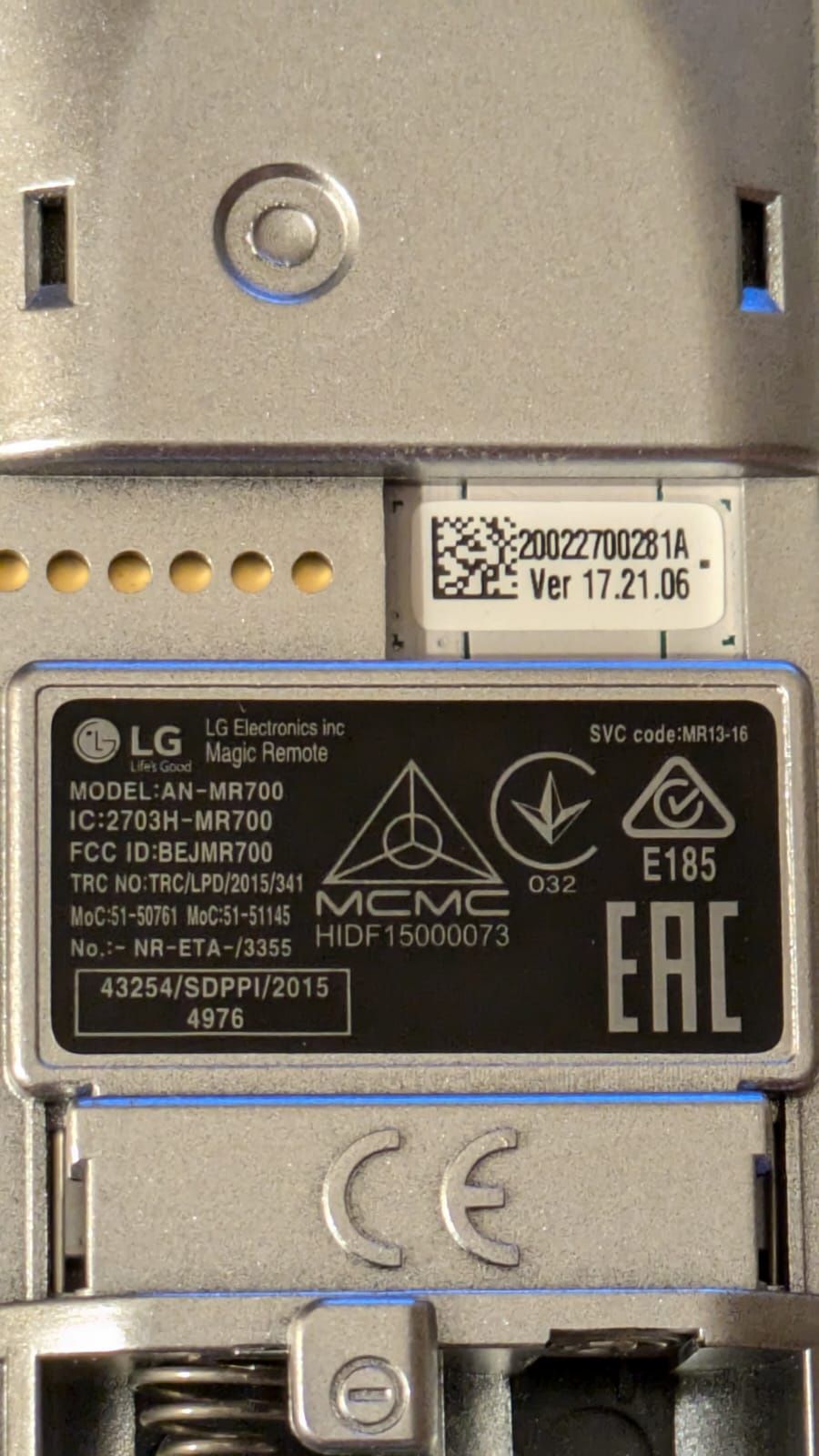 Comando mágico LG