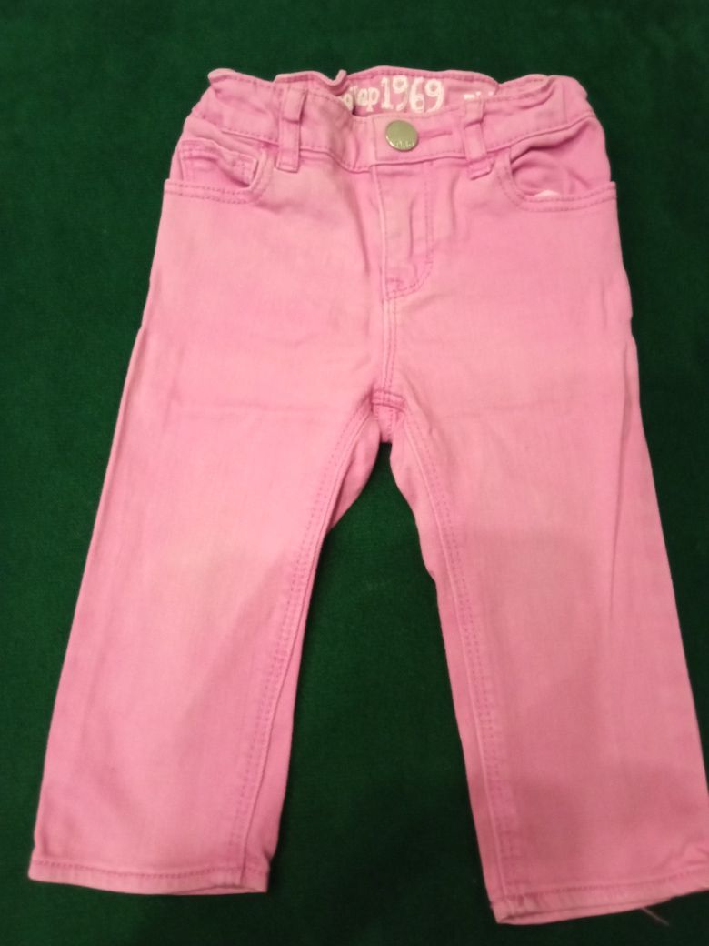 Spodnie jeansy róż babyGap r.92 j.nowe