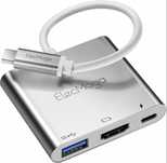 hub usb-c adapter 3w1 hdmi 4k30hz usb3.0 usb-c pd 87w
