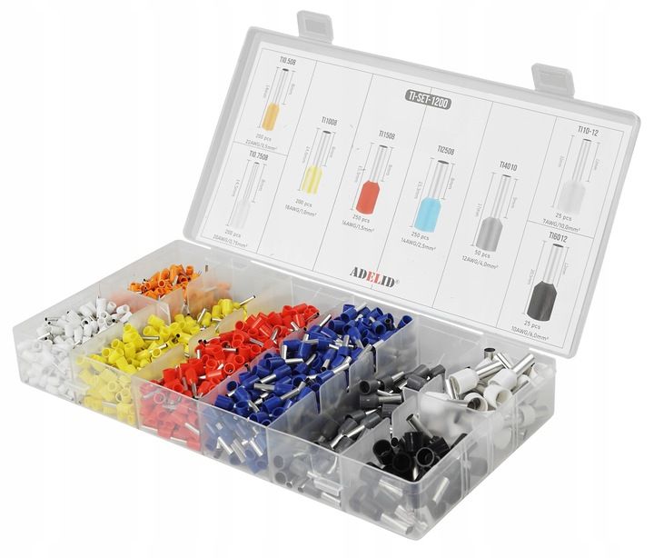 Zaciskarka Konektorów Końcówek Ściągacz Izolacji