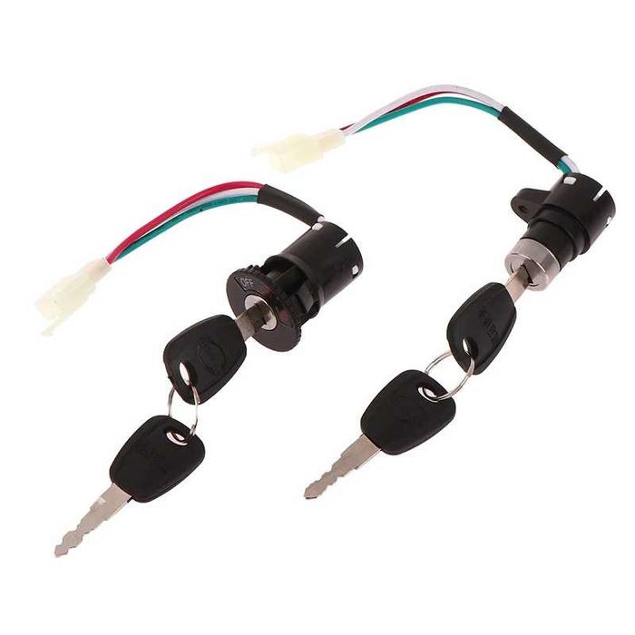 Ignição moto scooter e-bike duas chaves