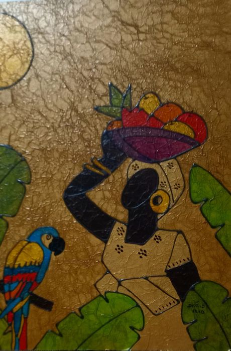 Quadro pintado à mão