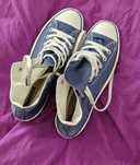 Trampki tenisówki męskie blue navy wysokie CONVERSE ALL STAR 44 j Nowe