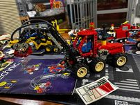 Lego Technic 8443 Pneumatyczna ładowarka do drzew 1996r.