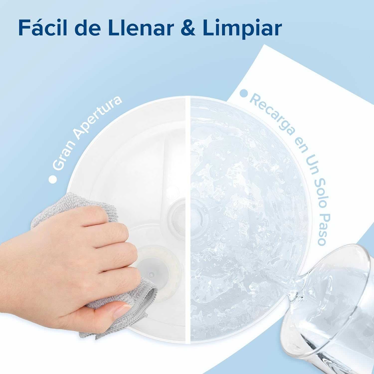 Humidificador ultrassónico 3L de aromas e silencioso
Novo sem etiqueta